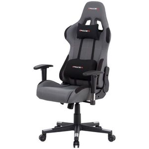 OTOČNÁ STOLIČKA, mikrovlákno, sivá, čierna vyobraziť