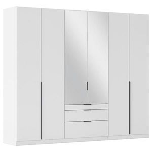 Rauch Möbel SKRIŇA S OTOČNÝMI DVERAMI, strieborná, biela, tmavosivá, 271/229/54 cm vyobraziť