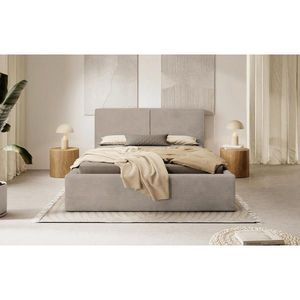 P & B ČALÚNENÁ POSTEĽ, 180/200 cm, svetlohnedá vyobraziť