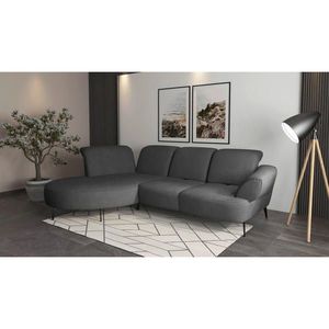 Sit & More ROHOVÁ SEDAČKA, textil, tmavosivá vyobraziť