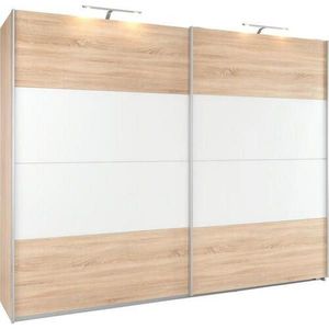 Xora ŠAT. SKRIŇA S POSUV. DVERAMI, biela, dub sonoma, 226/210/62 cm vyobraziť