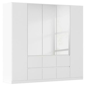 Rauch Möbel SKRIŇA S OTOČNÝMI DVERAMI, strieborná, biela, 226/210/54 cm vyobraziť