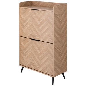 MID.YOU VÝKLOPNÁ SKRINKA NA TOPÁNKY, čierna, farba javora, 70/120/30 cm vyobraziť