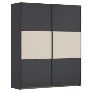 Rauch Möbel ŠAT. SKRIŇA S POSUV. DVERAMI, sivá, hliníková, šampanská, 175/210/59 cm vyobraziť