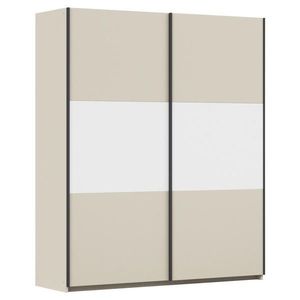 Rauch Möbel ŠAT. SKRIŇA S POSUV. DVERAMI, biela, hliníková, šampanská, 175/210/59 cm vyobraziť