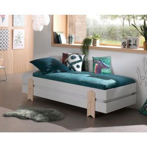 MID.YOU STOHOVATEĽNÁ POSTEĽ, 90/200 cm biela vyobraziť