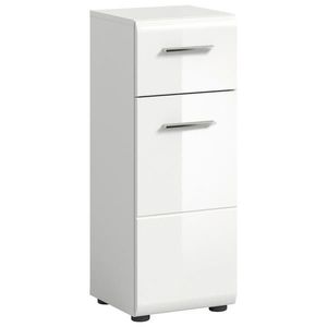 MID.YOU SPODNÁ SKRINKA, biela s vysokým leskom, biela, 30/80/30 cm vyobraziť