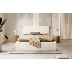 P & B ČALÚNENÁ POSTEĽ, 140/200 cm, krémová vyobraziť