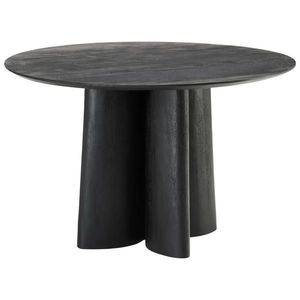 MID.YOU JEDÁLENSKÝ STÔL, mangové drevo, čierna, 120/120/76 cm vyobraziť