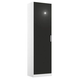 Rauch Möbel SKRIŇA S OTOČNÝMI DVERAMI, sivá, biela, 47/210/54 cm vyobraziť