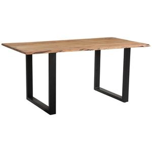 Linea Natura JEDÁLENSKÝ STÔL, akácia, čierna, farba akácie, 160/85/76 cm vyobraziť