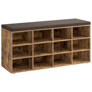 MID.YOU LAVICA NA TOPÁNKY, tmavohnedá, 104/48/30, 3 cm vyobraziť