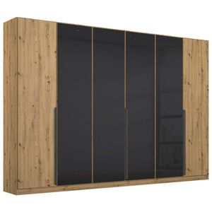 Rauch Möbel SKRIŇA S OTOČNÝMI DVERAMI, antracitová, dub artisan, 271/210/54 cm vyobraziť