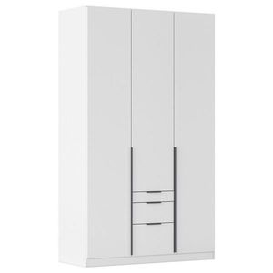 Rauch Möbel SKRIŇA S OTOČNÝMI DVERAMI, biela, tmavosivá, 136/229/54 cm vyobraziť