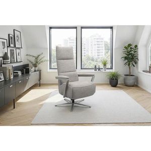 Sit & More RELAXAČNÉ KRESLO, textil, strieborná vyobraziť