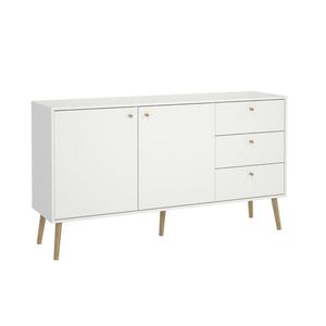 Livetastic ŠIROKÁ KOMODA, biela, 147, 2/81, 7/39, 1 cm vyobraziť