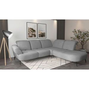 Sit & More ROHOVÁ SEDAČKA, textil, sivá vyobraziť