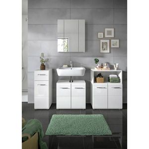 MID.YOU KÚPEĽŇA biela s vysokým leskom vyobraziť