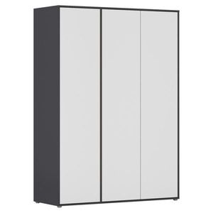 Rauch Möbel SKRIŇA S OTOČNÝMI DVERAMI, sivá, biela, 140/194/53 cm vyobraziť