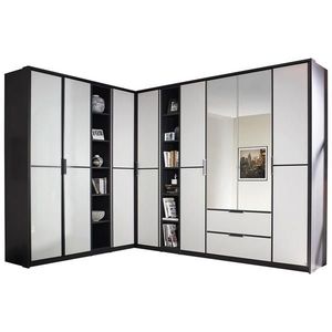 MID.YOU ROHOVÁ ŠATNÍKOVÁ SKRIŇA, sivá, biela, vyobraziť