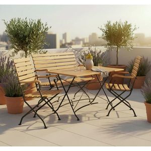 Gardenson ZOSTAVA ZÁHRADNÉHO NÁBYTKU drevo, kov vyobraziť