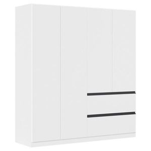 Rauch Möbel SKRIŇA S OTOČNÝMI DVERAMI, biela, 181/197/54 cm vyobraziť