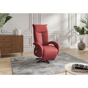 Sit & More KRESLO, koža, červená vyobraziť