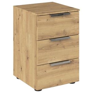 Rauch Möbel NOČNÝ STOLÍK, chrómová, dub artisan, 40/61/42 cm vyobraziť