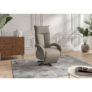 Sit & More KRESLO, koža, sivá vyobraziť