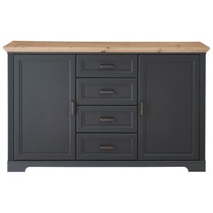 Landscape ŠIROKÁ KOMODA, grafitová, dub artisan, 165/102/41 cm vyobraziť