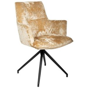 Novel STOLIČKA S PODRÚČKAMI, železo, zamat, čierna, taupe vyobraziť