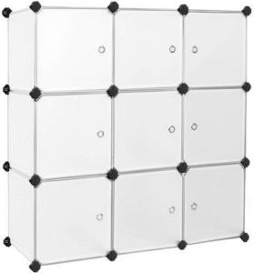 Boxxx KOMBINÁCIA REGÁLOV, biela, železo, 93/123/31 cm vyobraziť