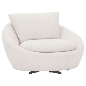 Stylife KRESLO, textil, krémová vyobraziť