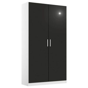 Rauch Möbel SKRIŇA S OTOČNÝMI DVERAMI, sivá, biela, 91/210/54 cm vyobraziť