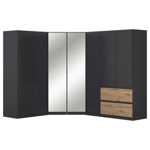 Rauch Möbel ROHOVÁ ŠATNÍKOVÁ SKRIŇA, sivá, dub artisan, 208/197/253 cm vyobraziť