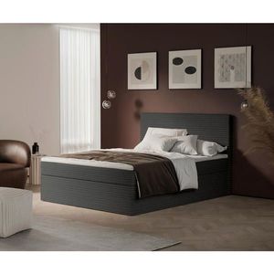 P & B AMERICKÁ POSTEĽ, 140/200 cm, tmavosivá vyobraziť