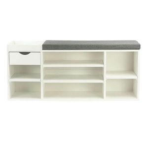 Livetastic LAVICA NA TOPÁNKY, biela, 100/45/30 cm vyobraziť