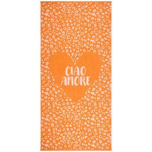 Esposa PLÁŽOVÁ OSUŠKA, 90/180 cm, koralová vyobraziť