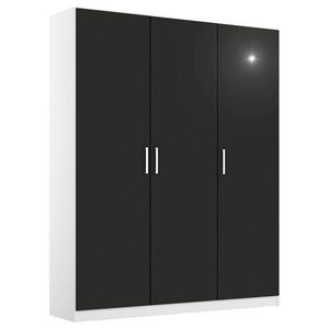 Rauch Möbel SKRIŇA S OTOČNÝMI DVERAMI, sivá, biela, 136/197/54 cm vyobraziť