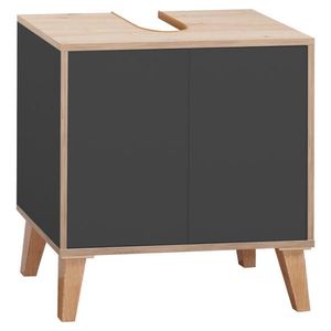 MID.YOU SKRINKA POD UMÝVADLO, sivá, dub artisan, sivá, dub artisan, 60/63/32, 5 cm vyobraziť