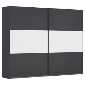 Rauch Möbel ŠAT. SKRIŇA S POSUV. DVERAMI, sivá, biela, 261/210/59 cm vyobraziť