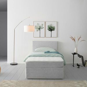 P & B AMERICKÁ POSTEĽ, 100/200 cm, strieborná vyobraziť