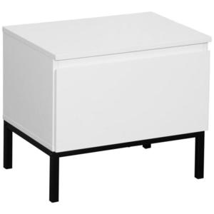 Hom`in NOČNÝ STOLÍK, biela, 49/43/35 cm vyobraziť