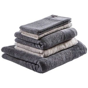 Schöner Wohnen SADA FROTÉ UTERÁKOV, 70x140/50x100 cm, antracitová, piesková vyobraziť