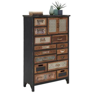 Landscape KOMODA, borovica, viacfarebná, 76/119/32 cm vyobraziť