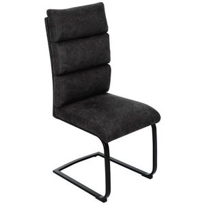 Novel STOLIČKA S PRUŽNÝM PODNOŽÍM, tkaná textília, antracitová vyobraziť