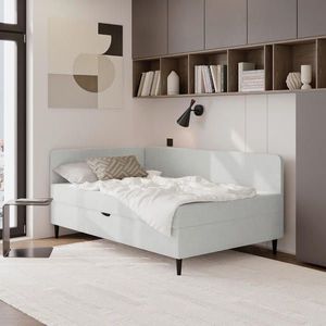 MID.YOU AMERICKÁ POSTEĽ, 90/200 cm, sivá vyobraziť