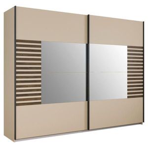 Rauch Möbel ŠAT. SKRIŇA S POSUV. DVERAMI, šampanská, tmavý dub, 271/210/62 cm vyobraziť