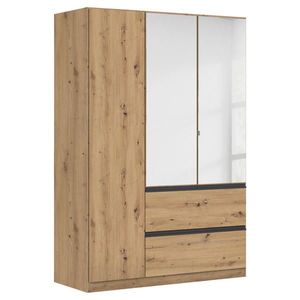 Rauch Möbel SKRIŇA S OTOČNÝMI DVERAMI, dub artisan, 136/197/54 cm vyobraziť