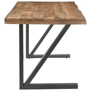 Livetastic PÍSACÍ STÔL, prírodná farba, čierna, 160/76/80 cm vyobraziť